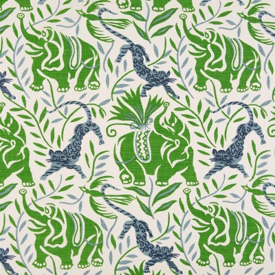 Raoul Dufy La Jungle Linen in Green